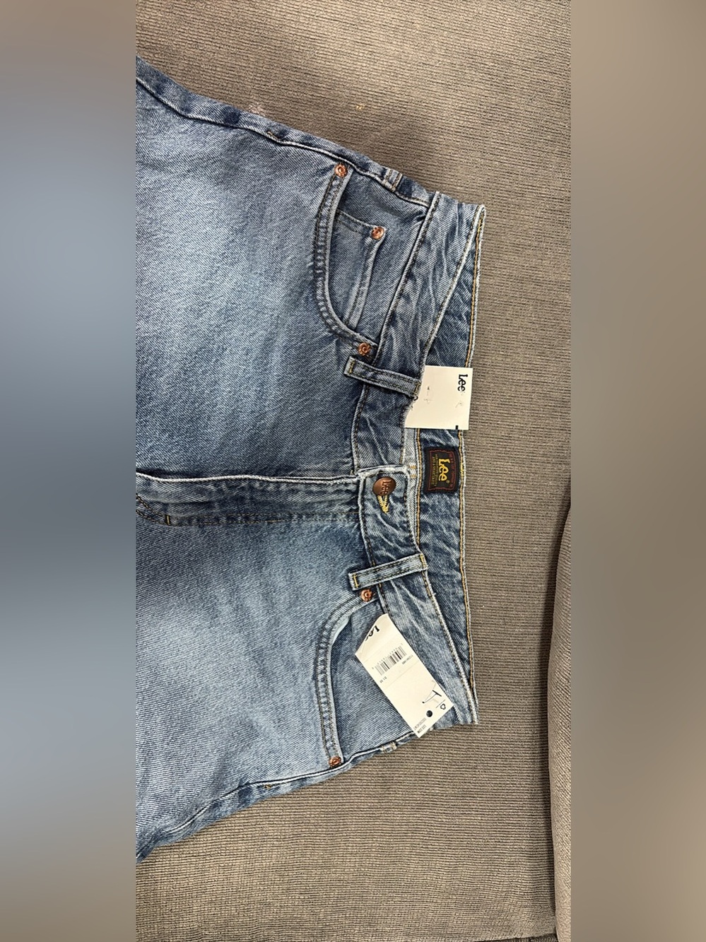 Lee Light Blue Straight-Leg Jeans